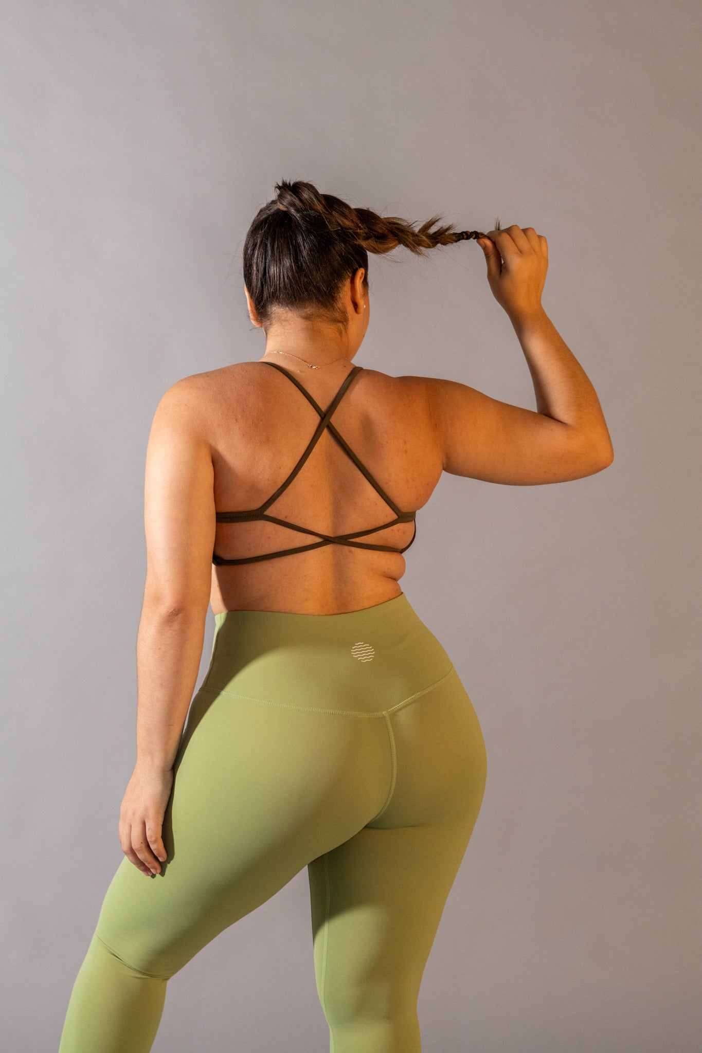ARMY GREEN SPORT BRA