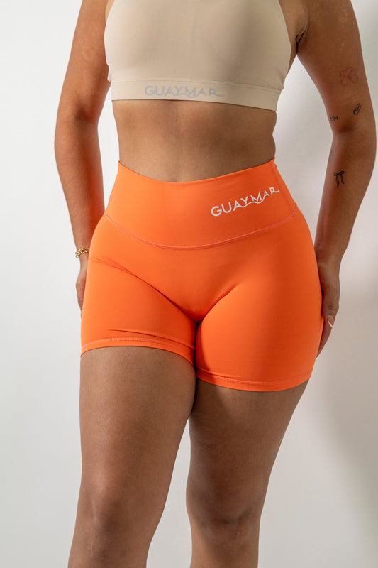 ORANGE BIKE SHORT