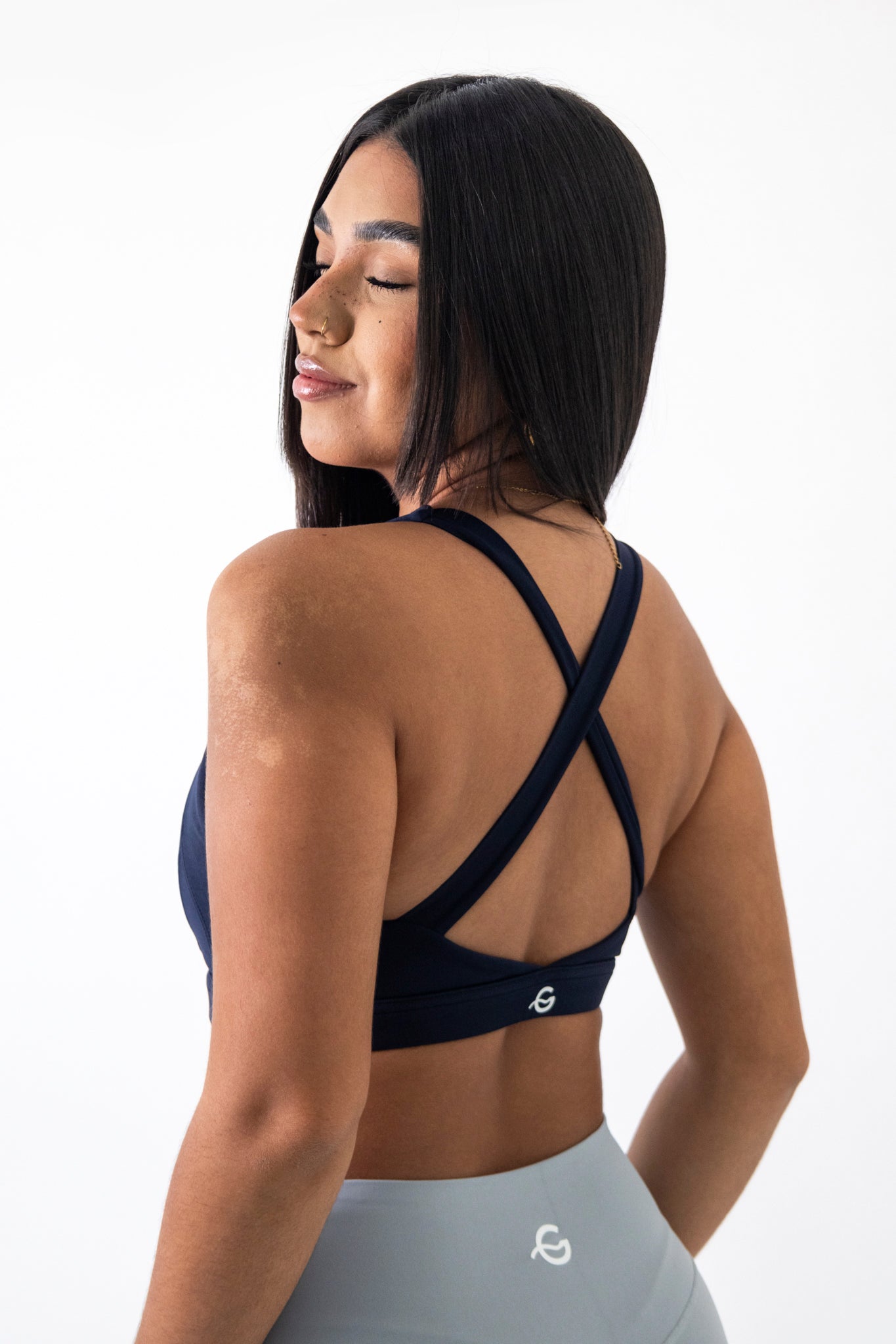 NAVY SPORT BRA