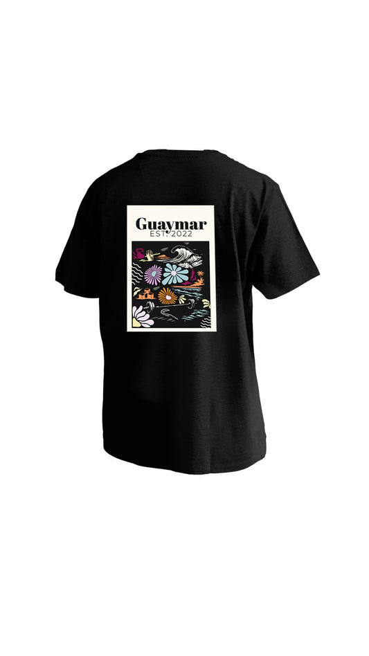 FLORAL BLACK OVERSIZED